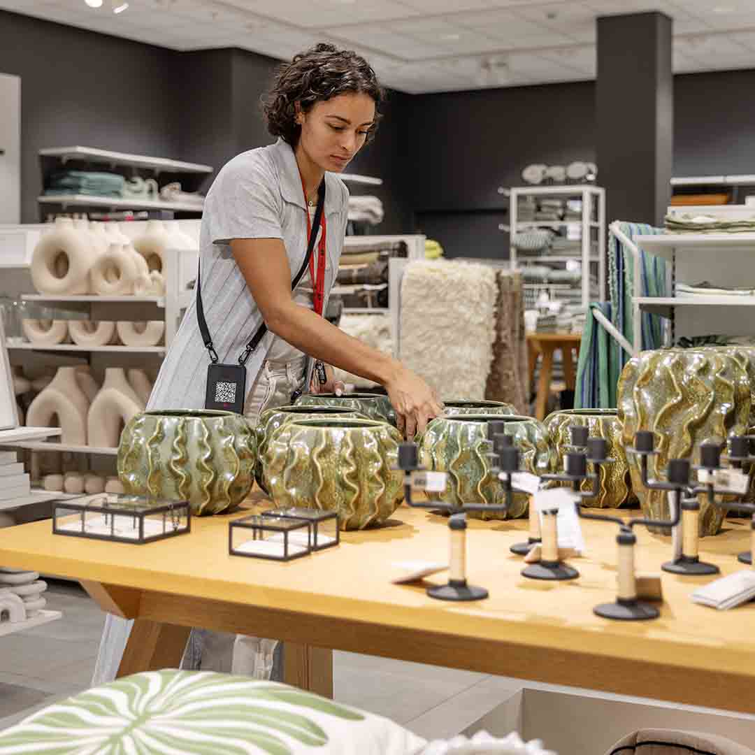 Nice green vases from H&M Home in Frederiksberg Center.